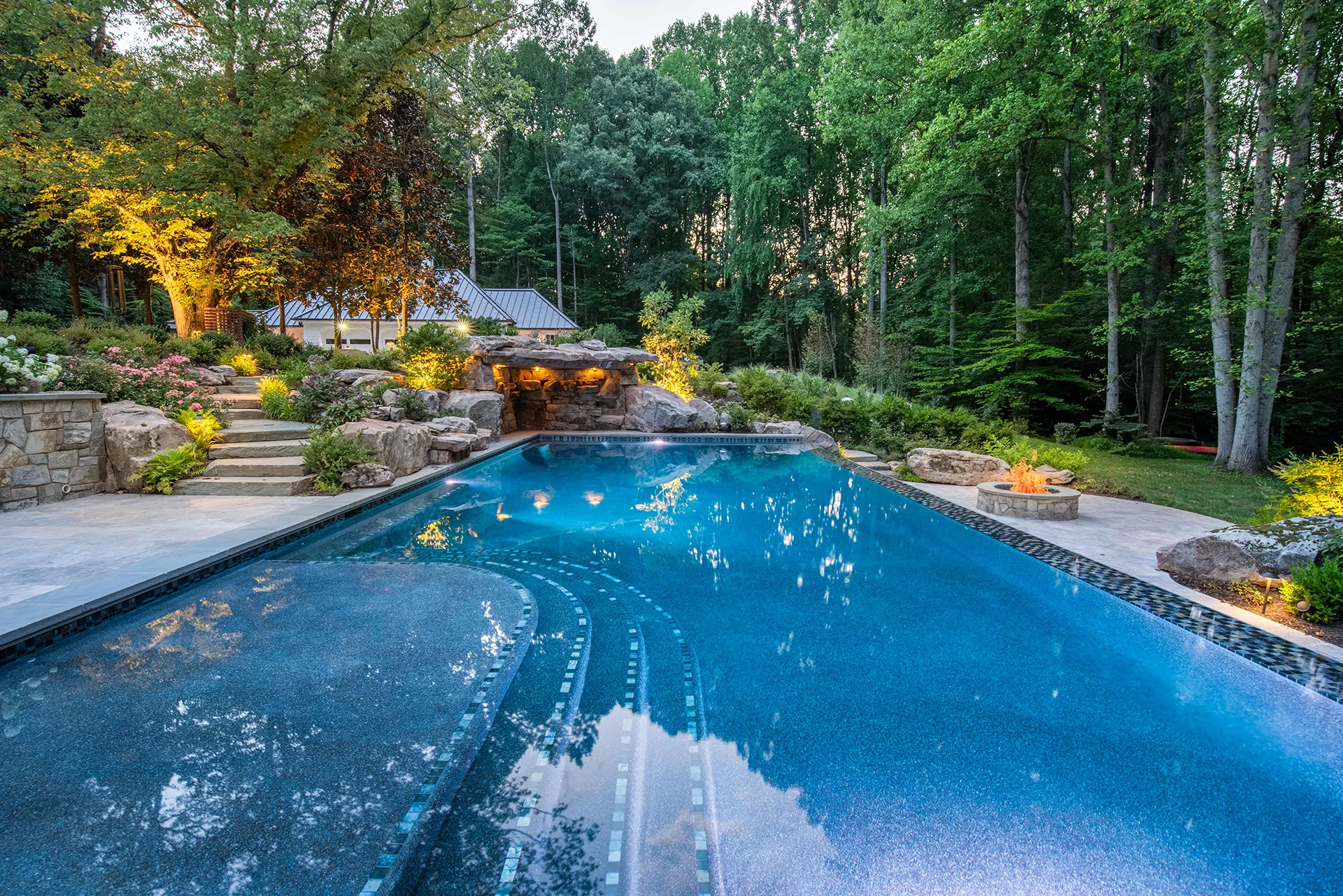 infinity Pool Installation in Clifton, VA