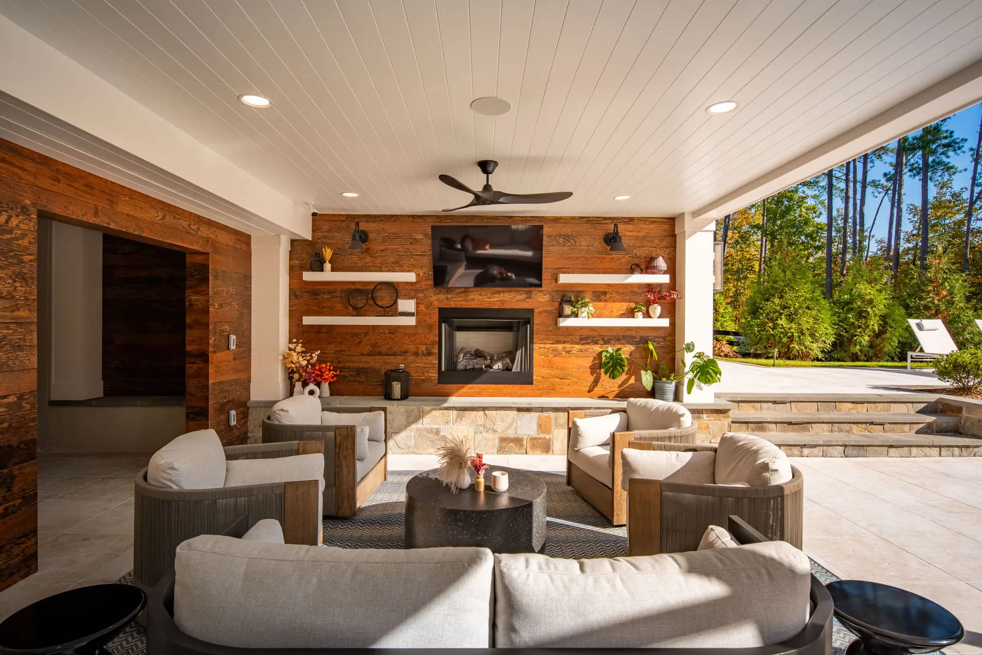 whole sitting area